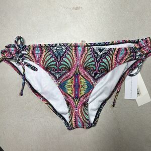 NWT MSRP $40 Raisins Beach Cove High Waisted Bottom Swimsuit Women's Size Large